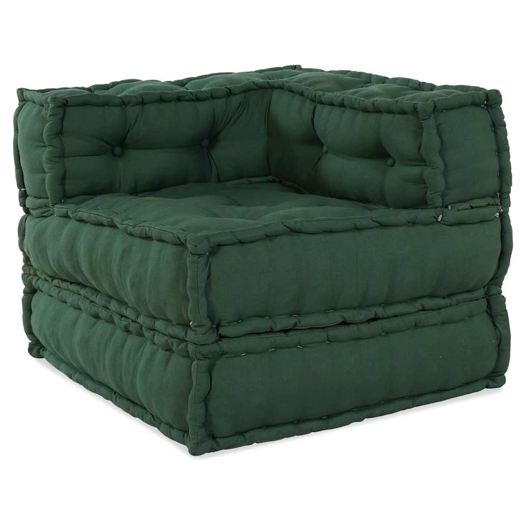 Modularna sofa 3 pcs Zelena Tkanina
