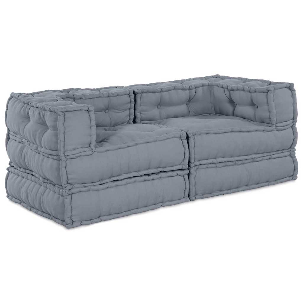 Modularna sofa 2 pcs Siva 140 x 70 x 56 cm Tkanina