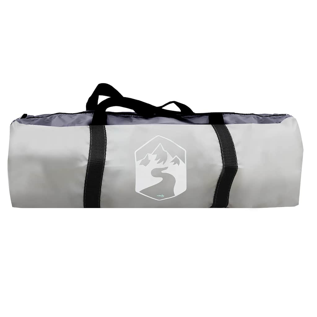 Šator za bazen s uklonjivim letvicama i mrežastim stjenkama Siva 512 x 458 cm