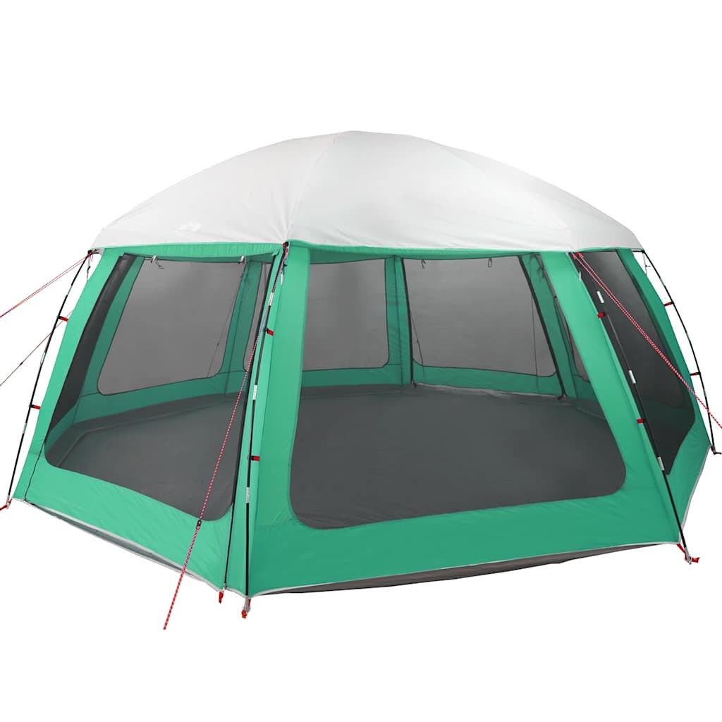 Šator za bazen s uklonjivim letvicama i mrežastim stjenkama Zelena 612 x 612 cm