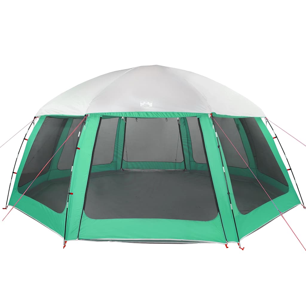 Šator za bazen s uklonjivim letvicama i mrežastim stjenkama Zelena 612 x 612 cm