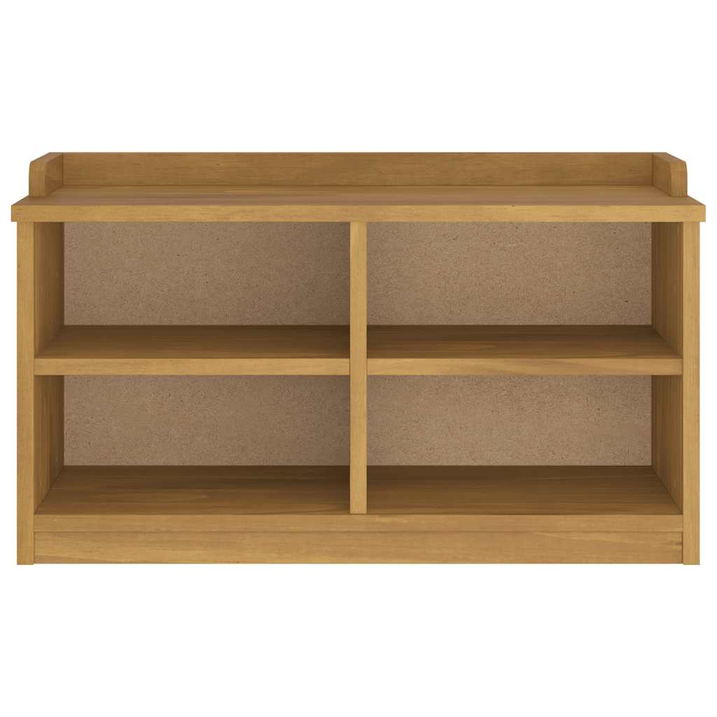 Klupa za predsoblje SANDNES 87x40x50 cm od masivne borovine