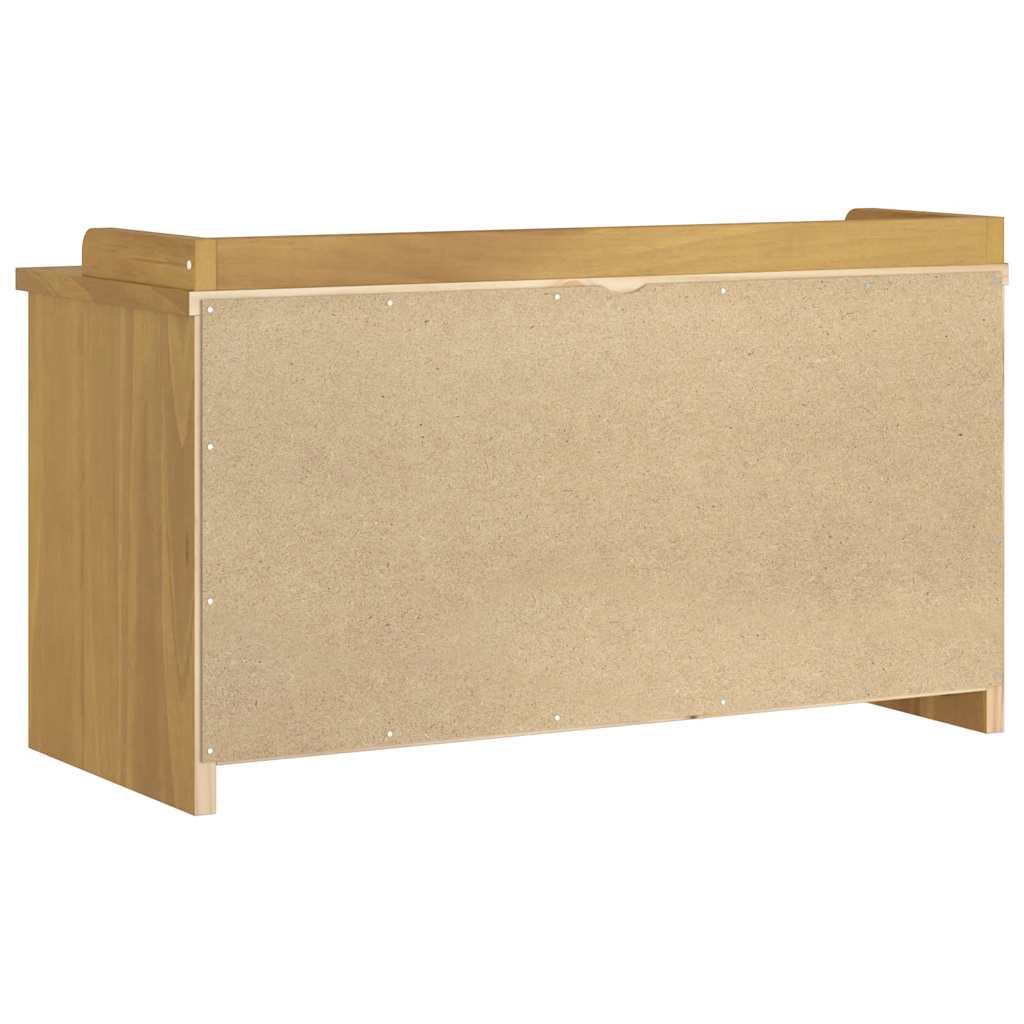 Klupa za predsoblje SANDNES 87x40x50 cm od masivne borovine