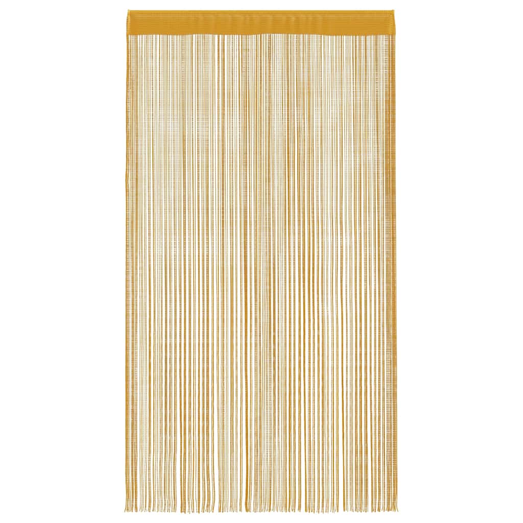 Zavjese od špage 2 kom zlatne 100x250 cm
