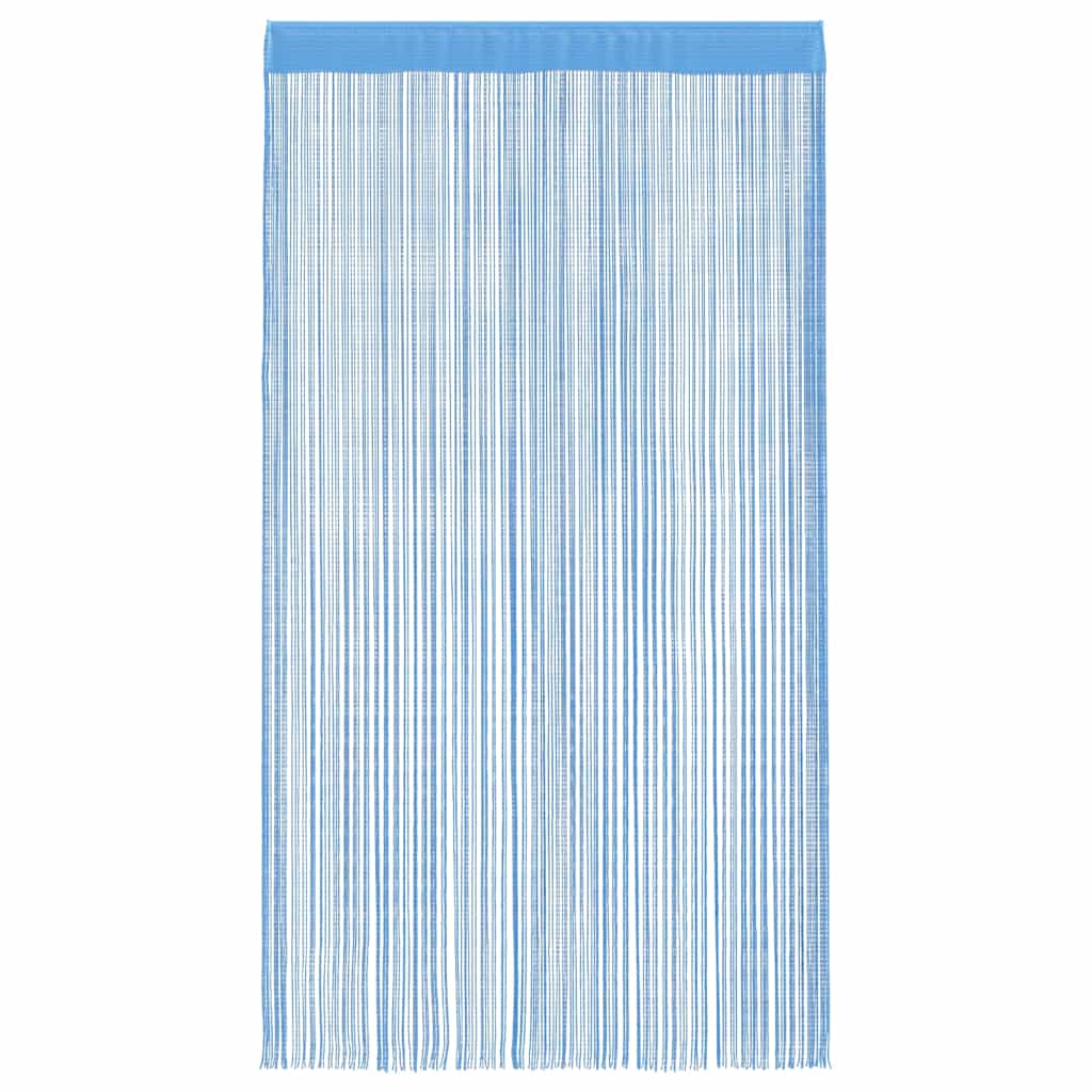 Zavjese od špage 2 kom svijetloplave 100x250 cm