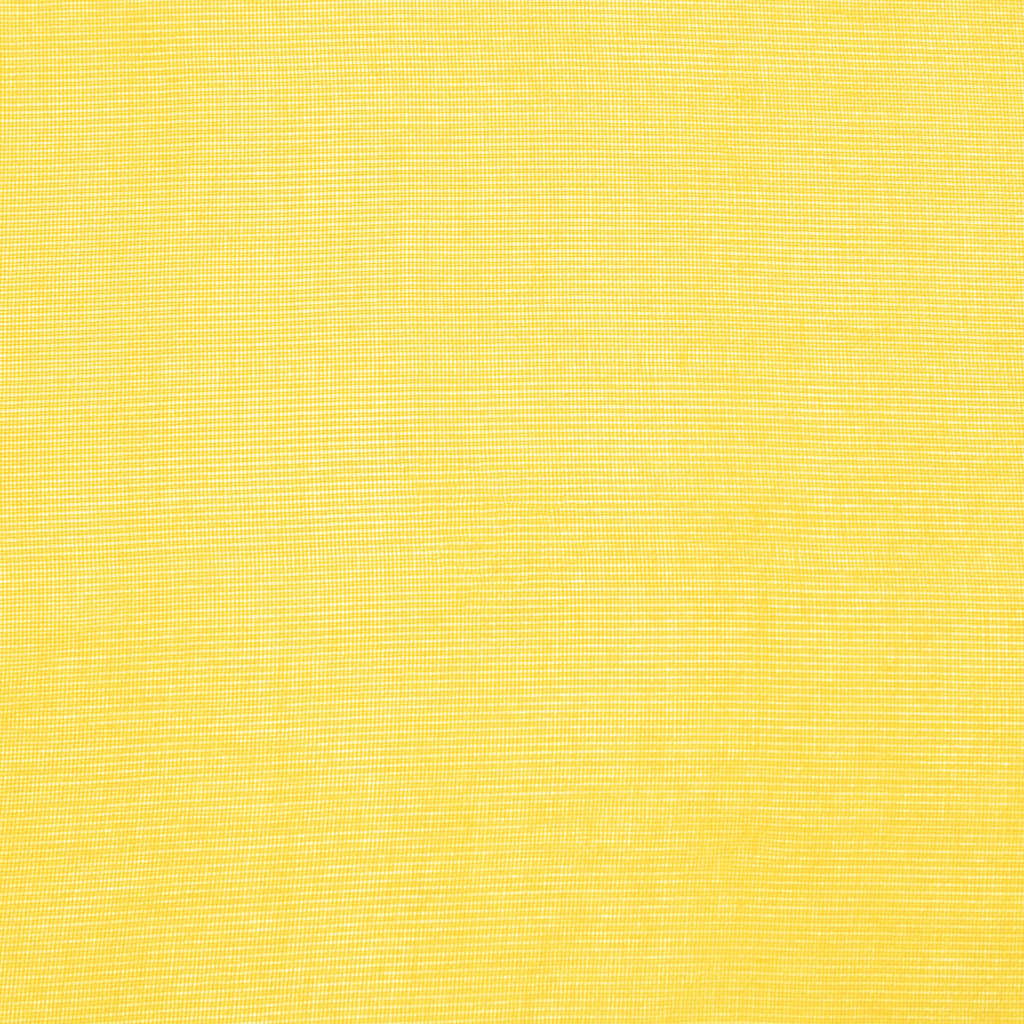 Voile zavjese s džepovima za šipke 2 kom žute Žuta 140 x 175 cm
