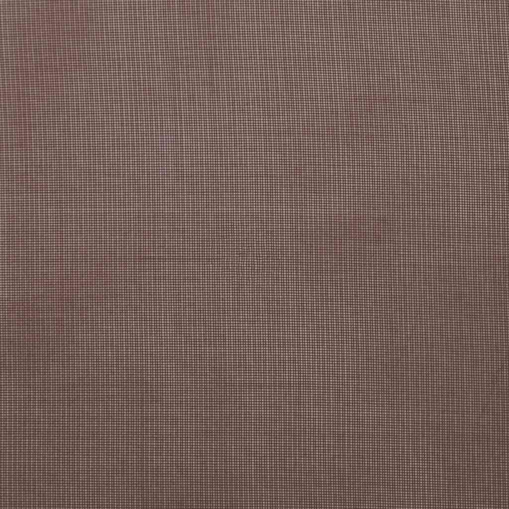 Voile zavjese s gornjim jezičkom 2 kom smeđe Smeđa 140 x 175 cm