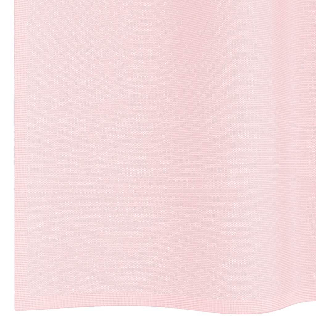 Voile zavjese s petljama 2 kom svijetlo ružičaste 140x175 cm
