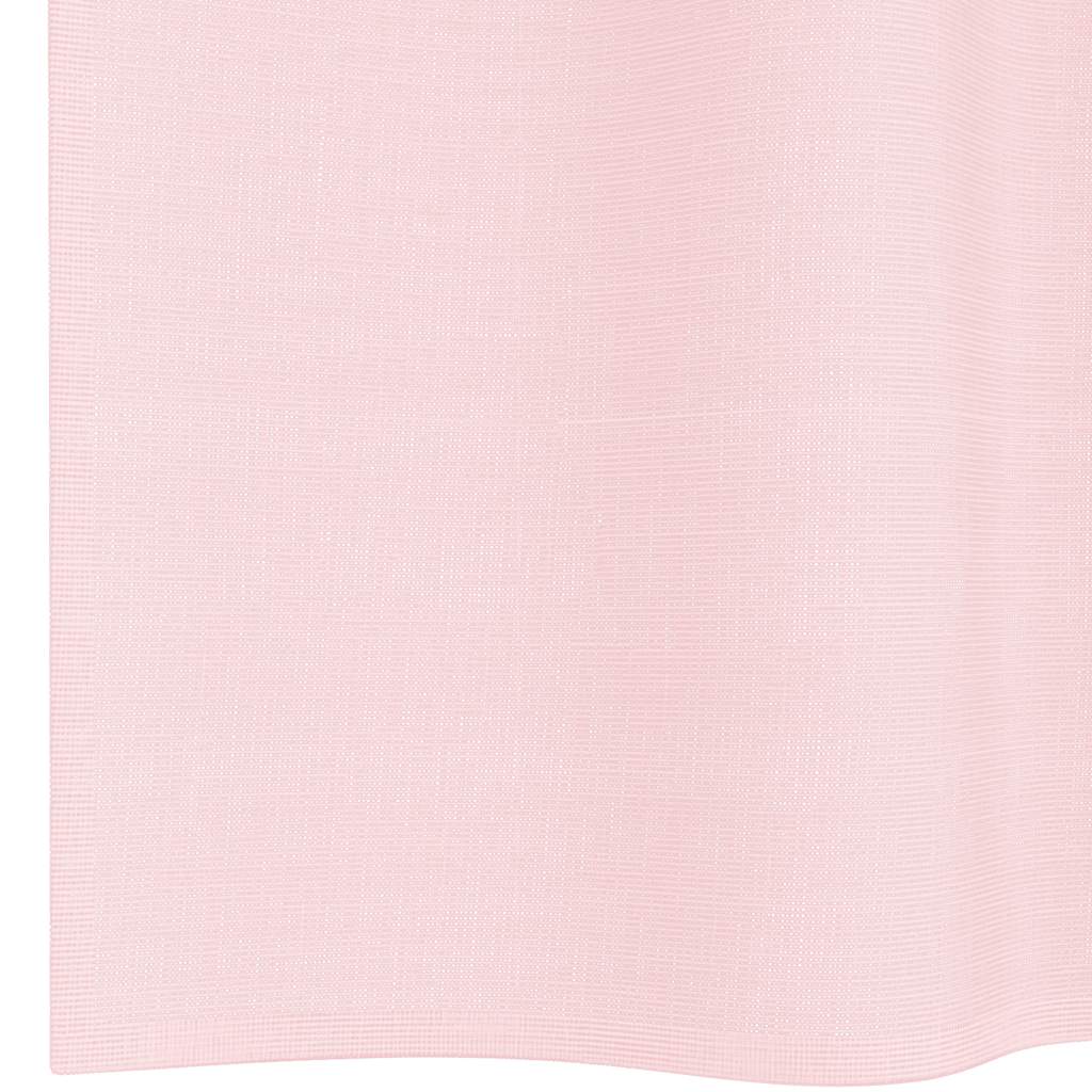 Voile zavjese s petljama 2 kom svijetlo ružičaste 140x225 cm