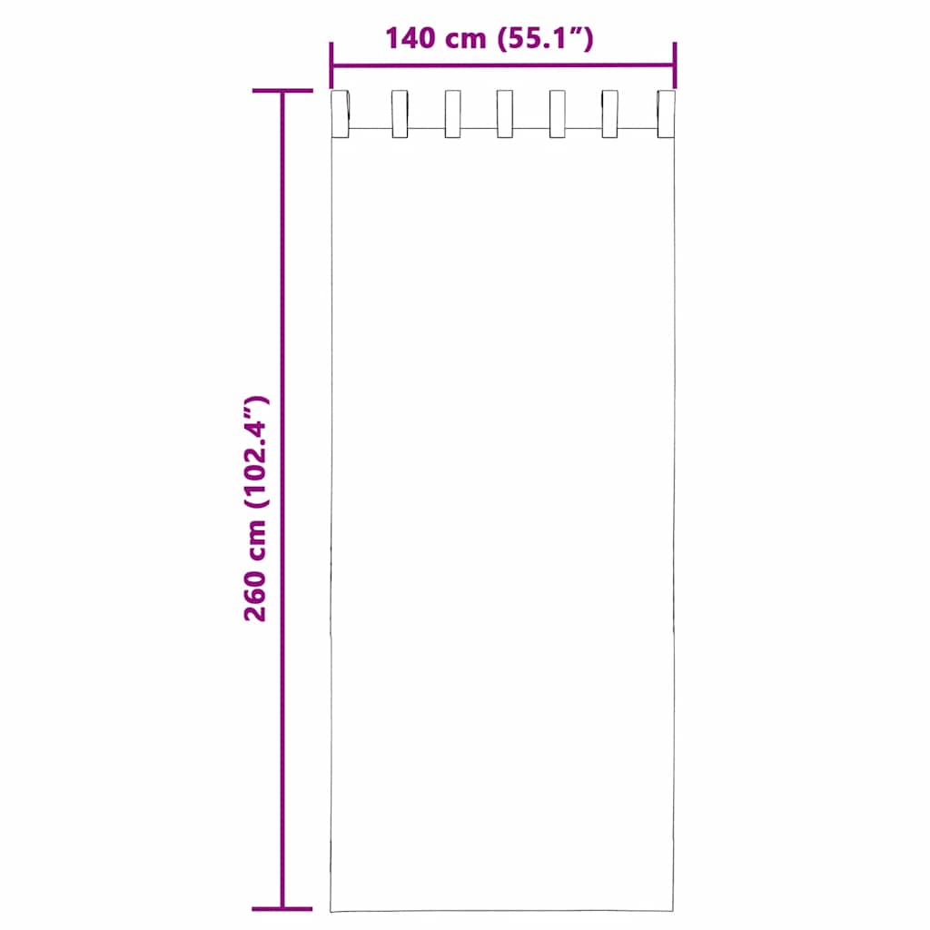 Voile zavjese s petljama 2 kom svijetlo ružičaste 140x260 cm