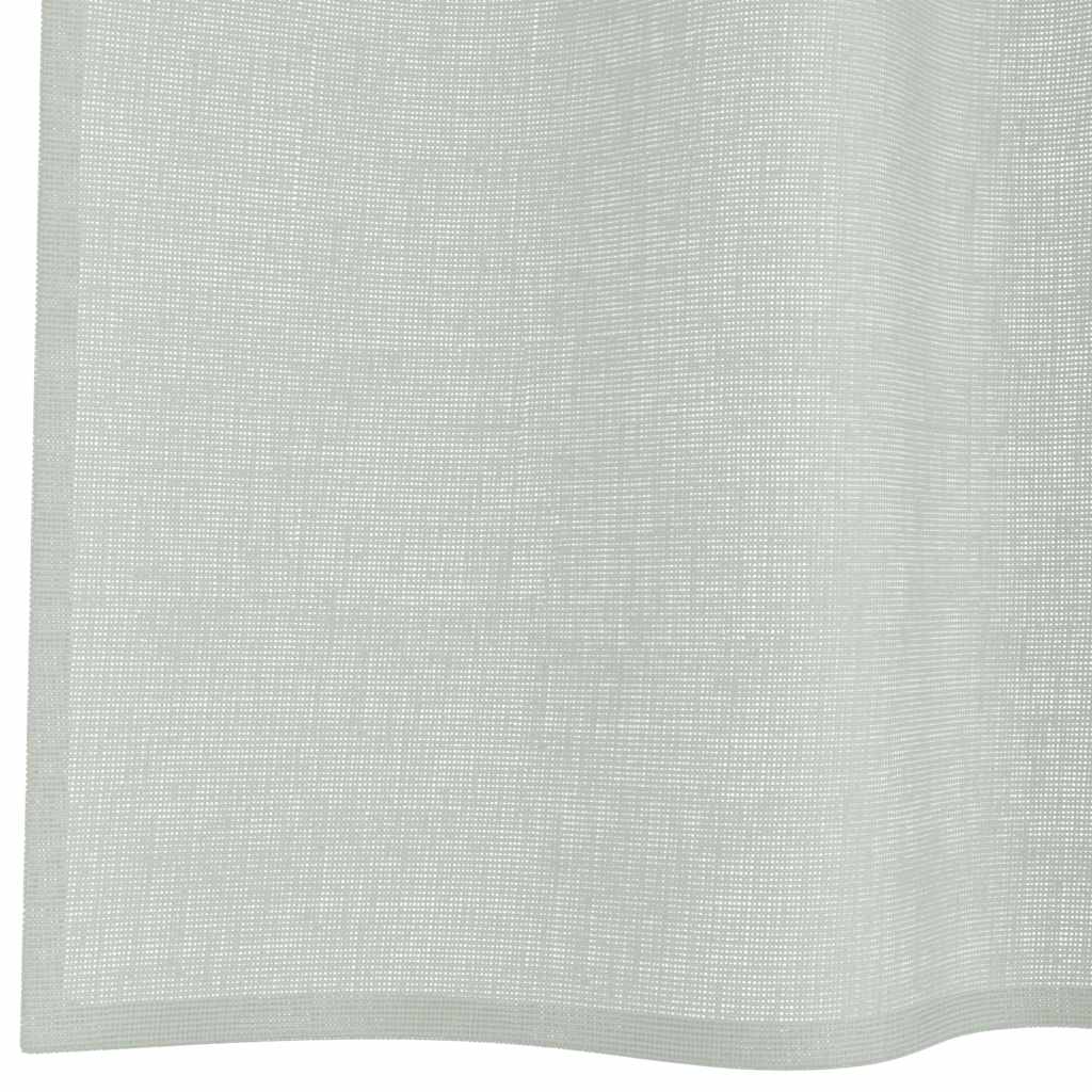 Voile zavjese s petljama 2 kom svijetlo sive 140x175 cm