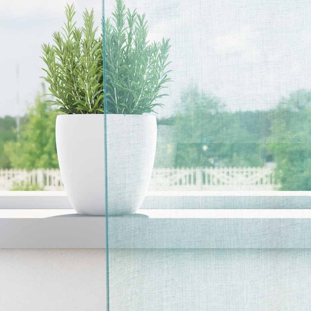 Voile zavjese s petljama 2 kom. tirkizne 140x225 cm