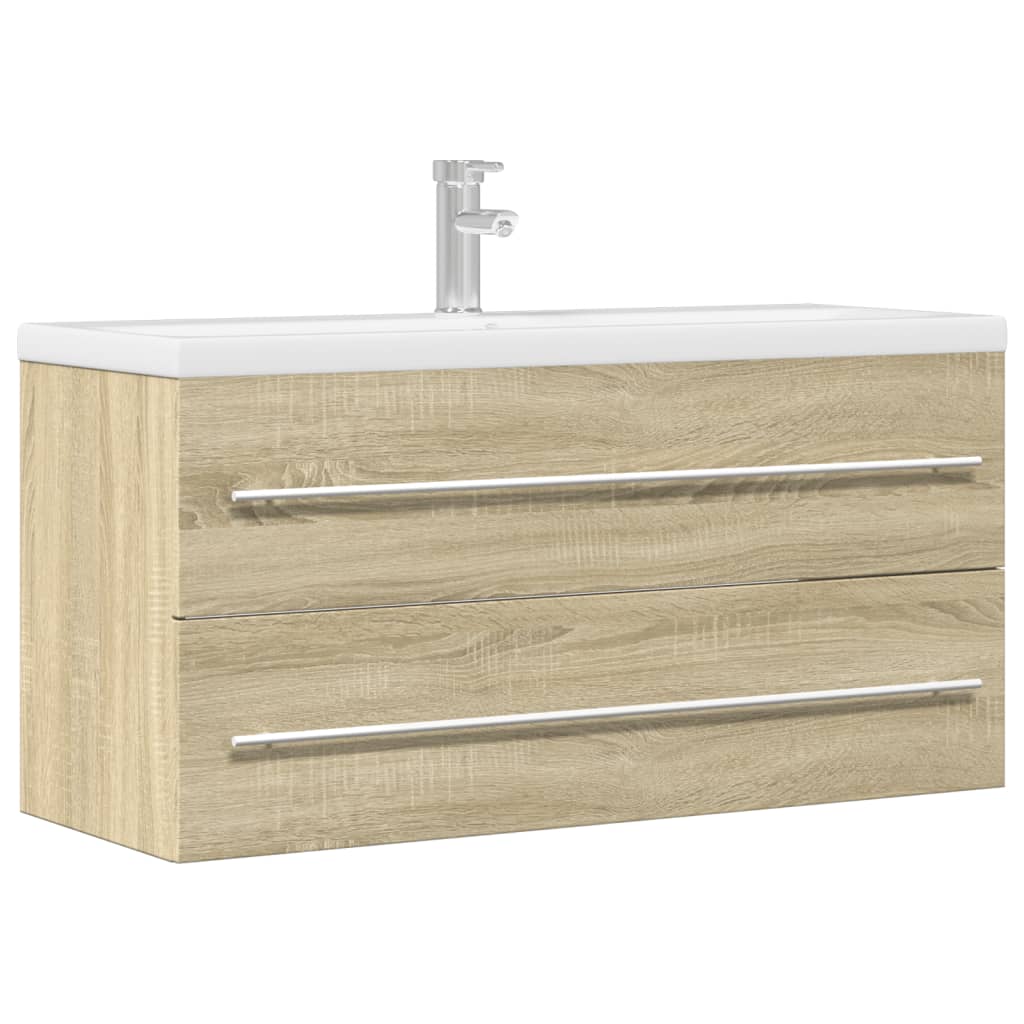 Ormarić za umivaonik boja hrasta sonome 100x38,5x48 cm iverica