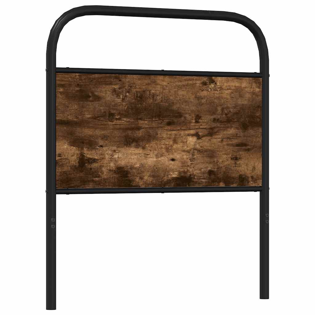 Zamjensko uzglavlje dimljeni hrast 75 cm čelik i inženjersko drvo