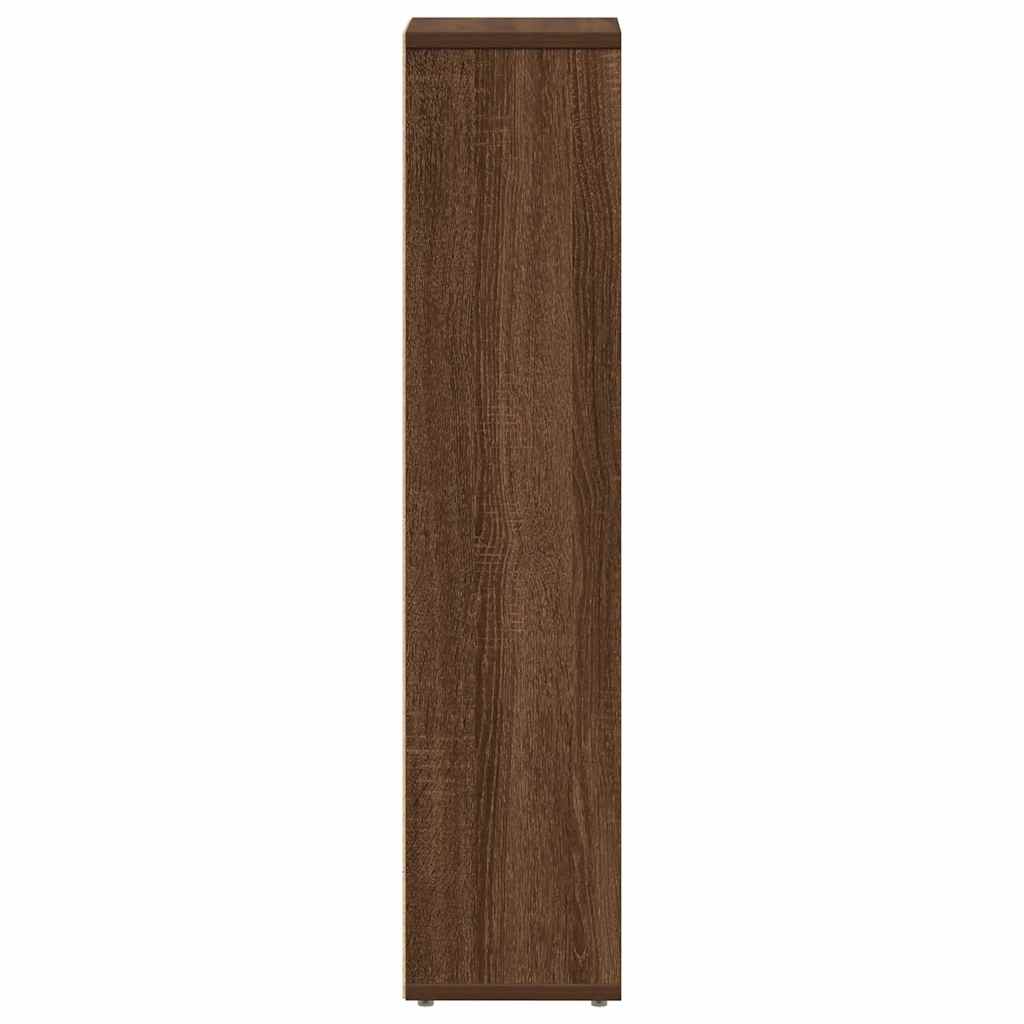 Kupaonski ormarić s držačem za role, smeđi hrast 20,5x20x90 cm