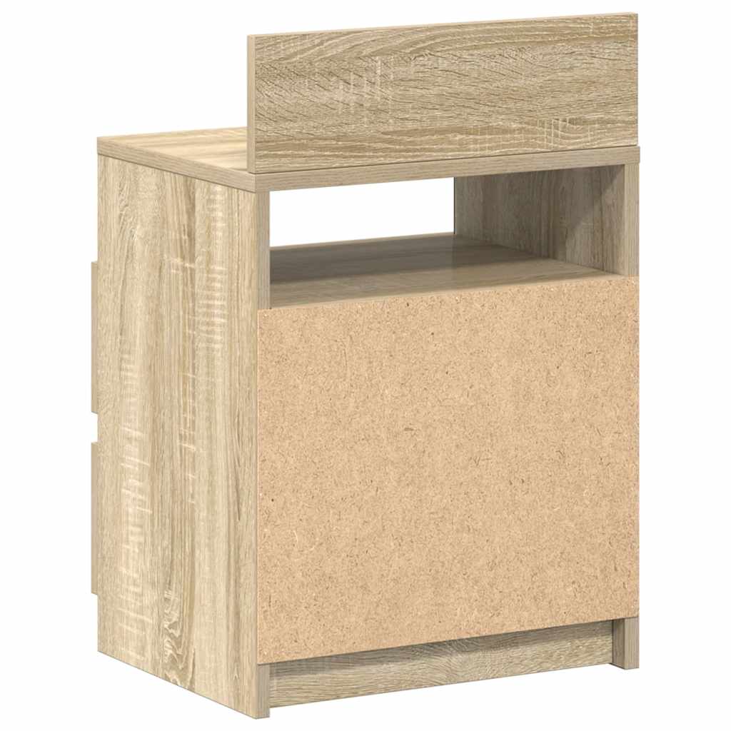 Noćni ormarići 2 kom s 2 ladice Sonoma hrast 40x33x60 cm