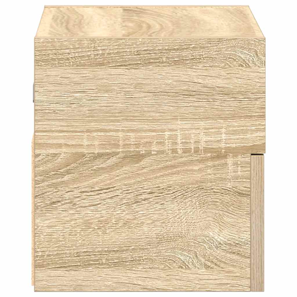 Zidni noćni ormarići 2 kom sonoma hrast 45x26x28,5 cm