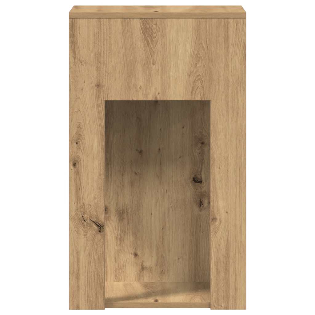 Tower stalak za računalo s ladicom boja hrasta 30x44x74 cm Smeđa