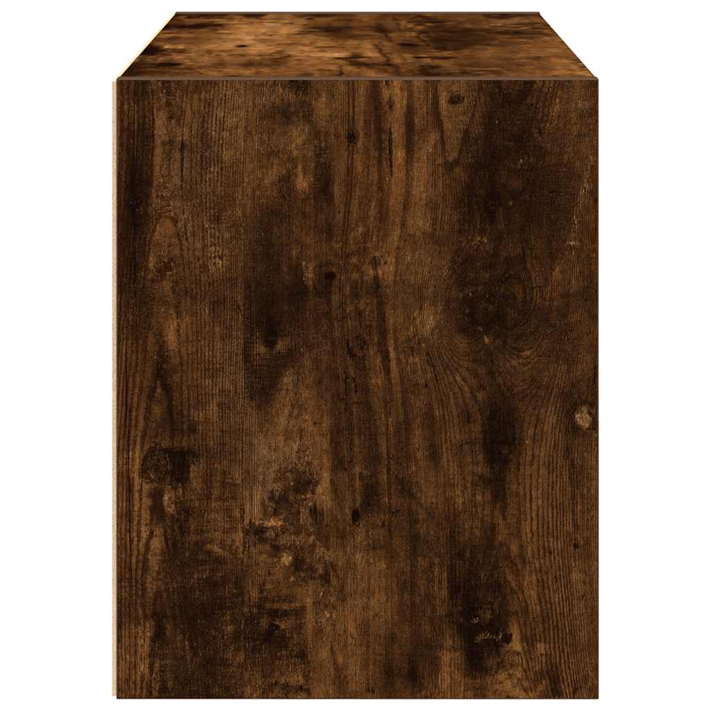 Ormarić s 2 ladice boja hrast 60x31x40 cm konstruirano drvo Smeđa