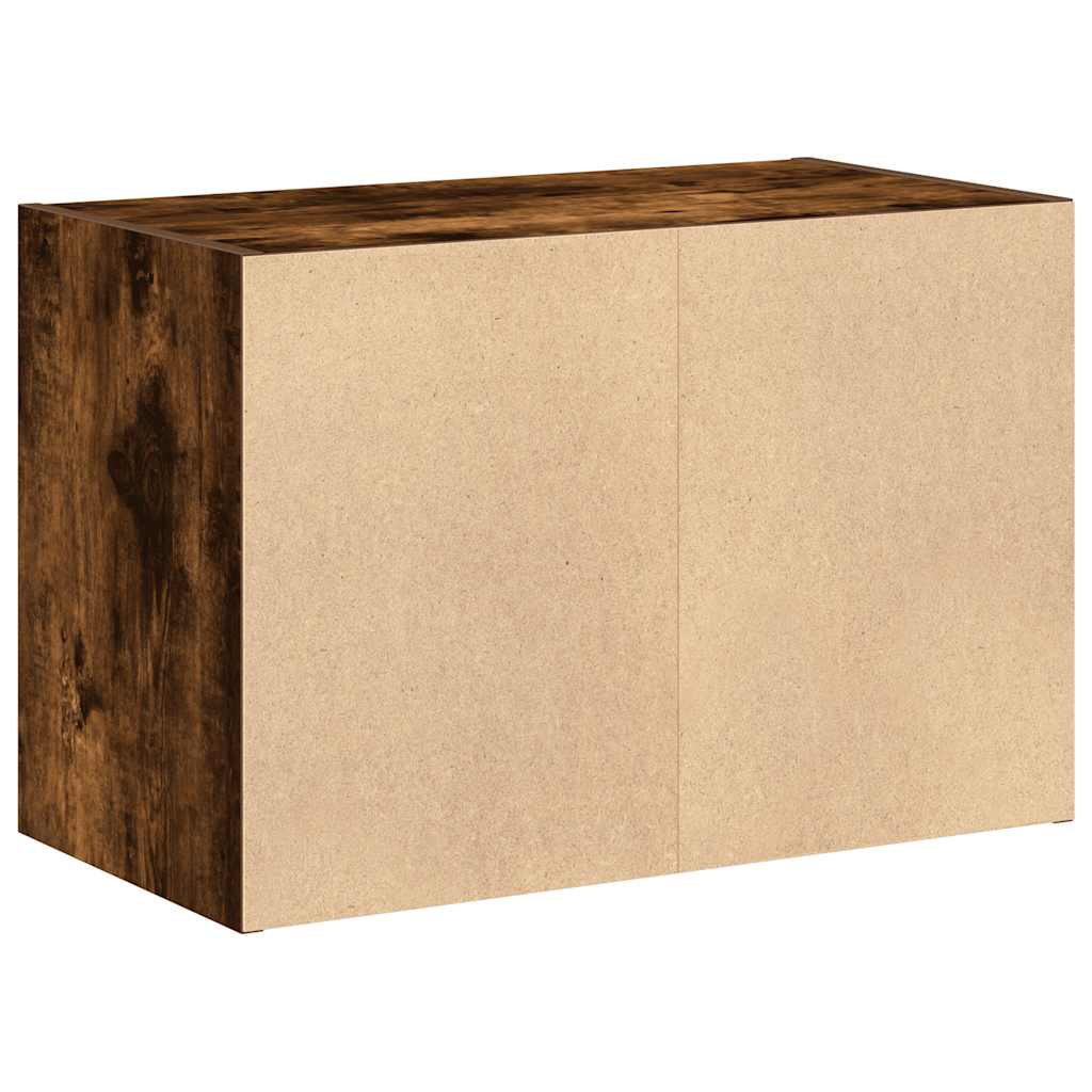 Ormarić s 2 ladice boja hrast 60x31x40 cm konstruirano drvo Smeđa