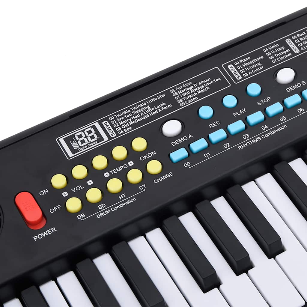 Električna klavijatura za klavir s 37 tipki i mikrofonom za djecu