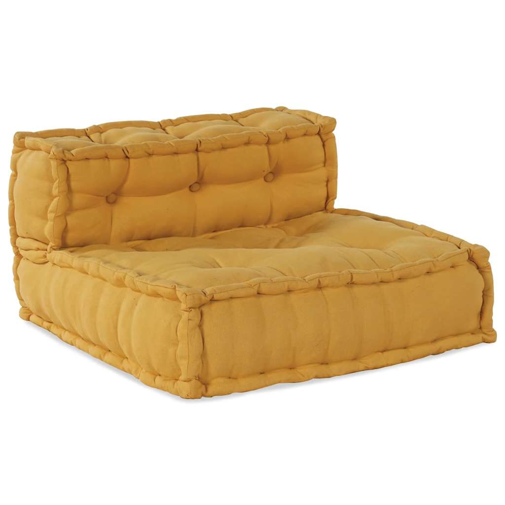 Modularna sofa žuta 70x70x54 tkanina