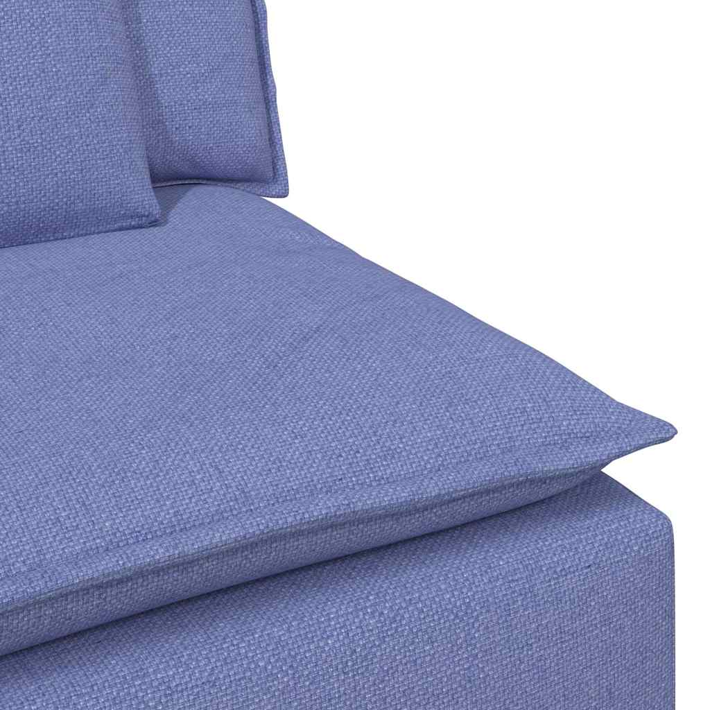 Modularna sofa s jastucima, traperice plave boje