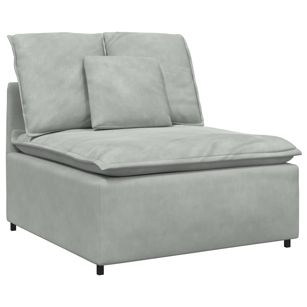 Modularna sofa s jastucima svijetlosiva