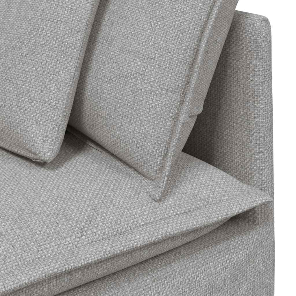 Modularna sofa s jastucima, tkanina, oblak sive boje