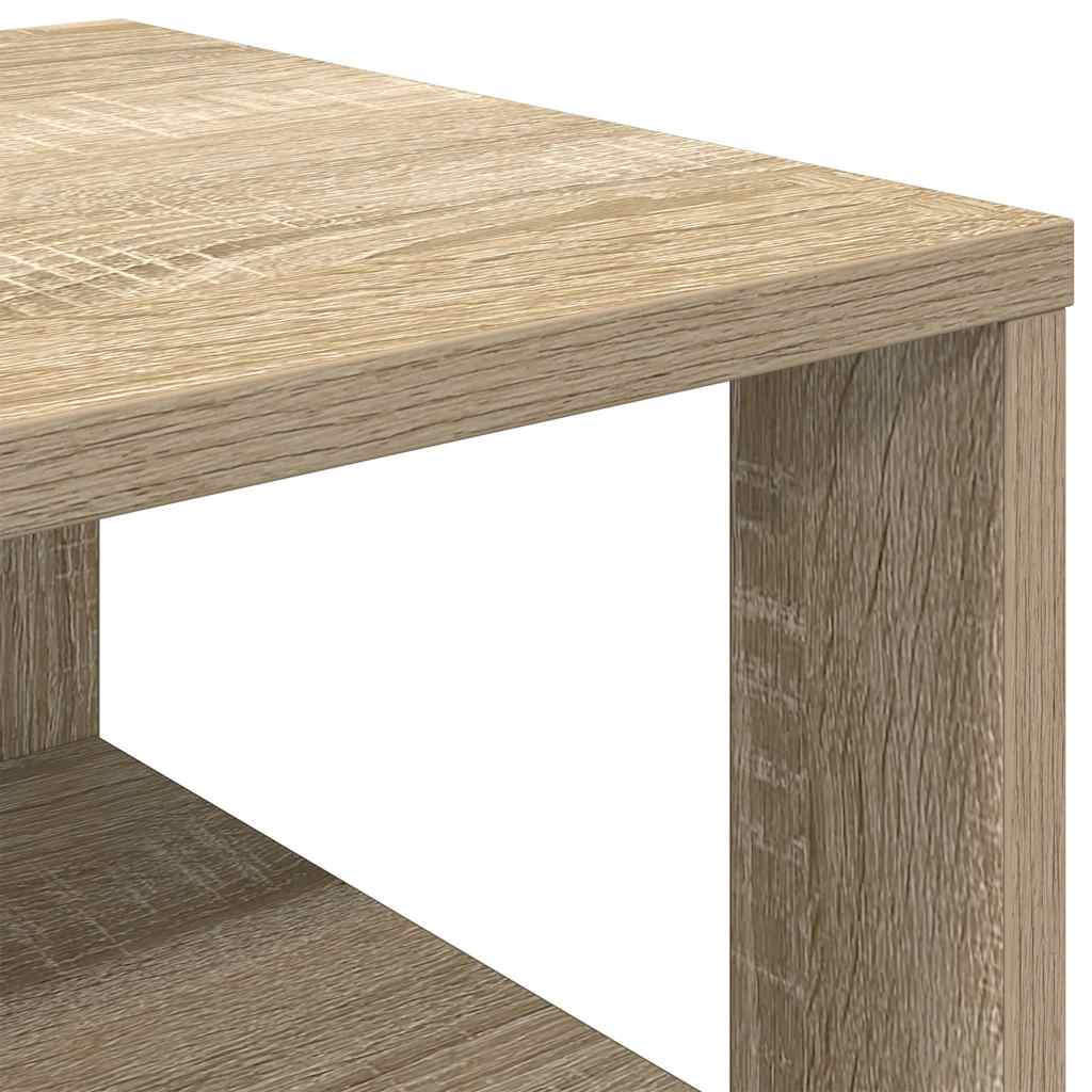 Stalak za cipele boja hrasta 61x32x87,5 cm konstruirano drvo Smeđa