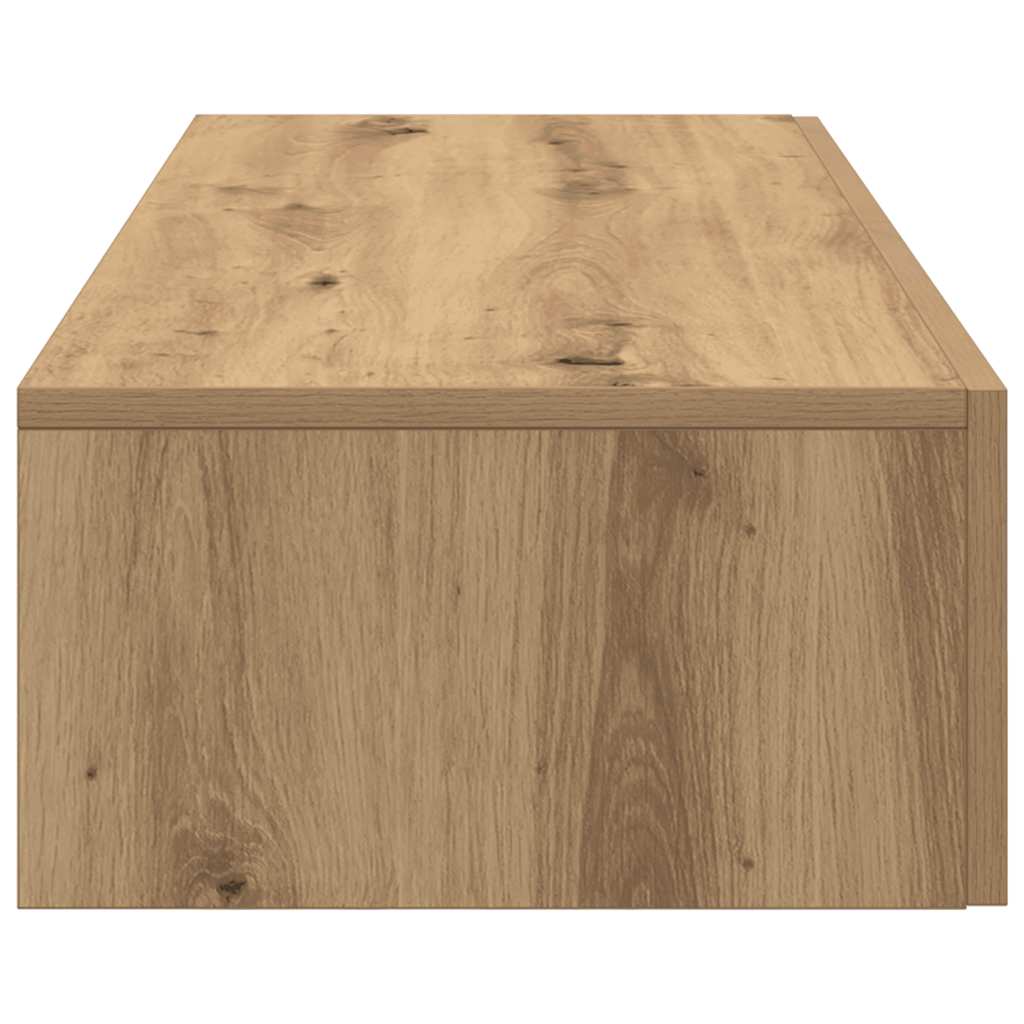 Zidna polica s ladicama umjetnički hrast 100x36x19 cm