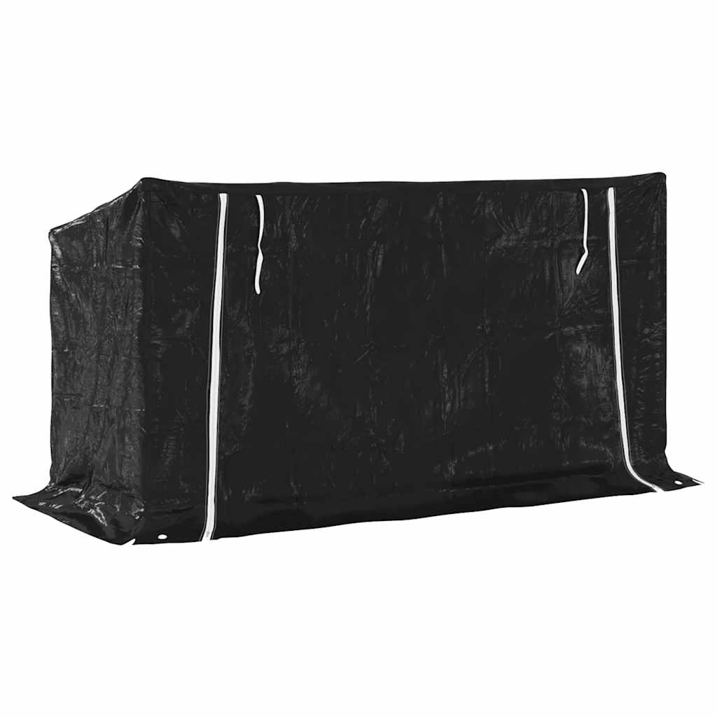 Stalak za drva za ogrjev s kišnom navlakom 200,5x80,5x110,5 cm