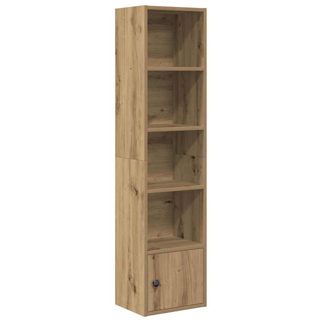 Regal za knjige boja hrasta 31x24x127 cm konstruirano drvo Smeđa