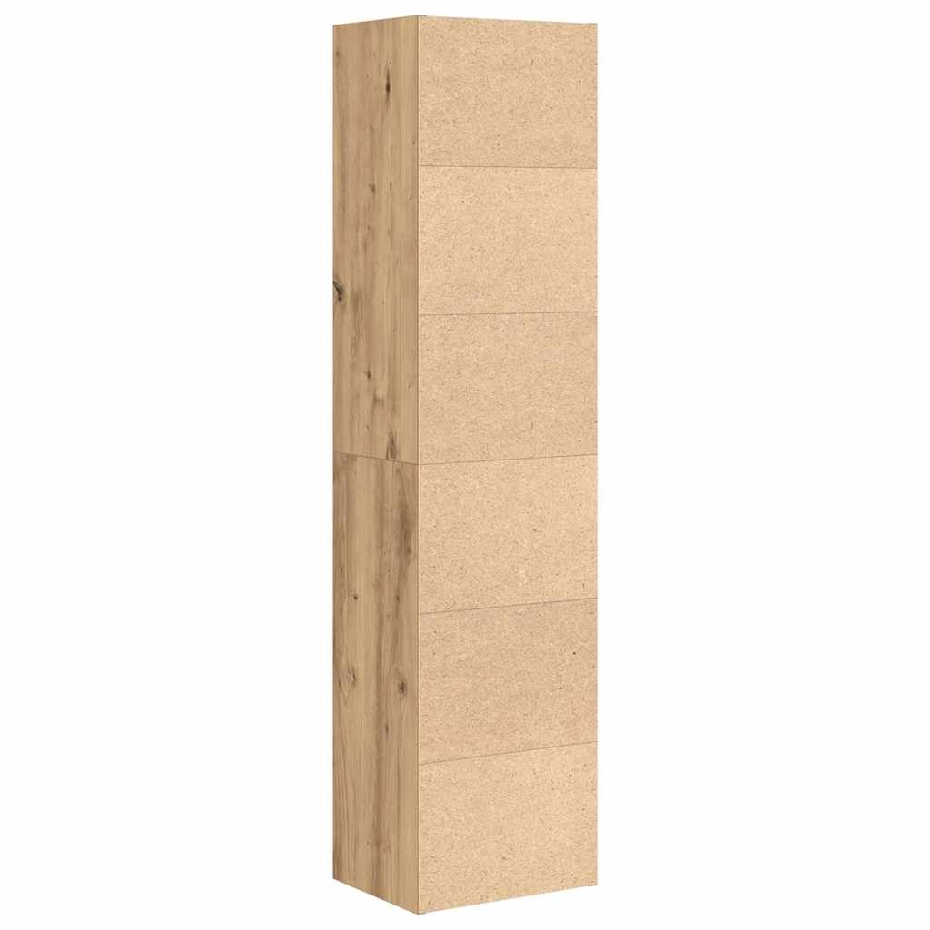 Regal za knjige boja hrasta 31x24x127 cm konstruirano drvo Smeđa