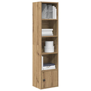 Regal za knjige boja hrasta 31x24x127 cm konstruirano drvo Smeđa
