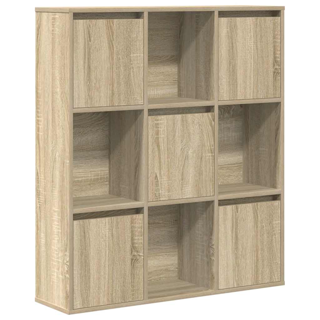 Regal za knjige boja hrasta 89x24x101,5cm od konstruiranog drva