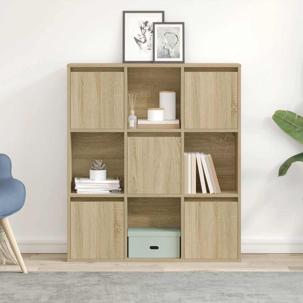 Regal za knjige boja hrasta 89x24x101,5cm od konstruiranog drva