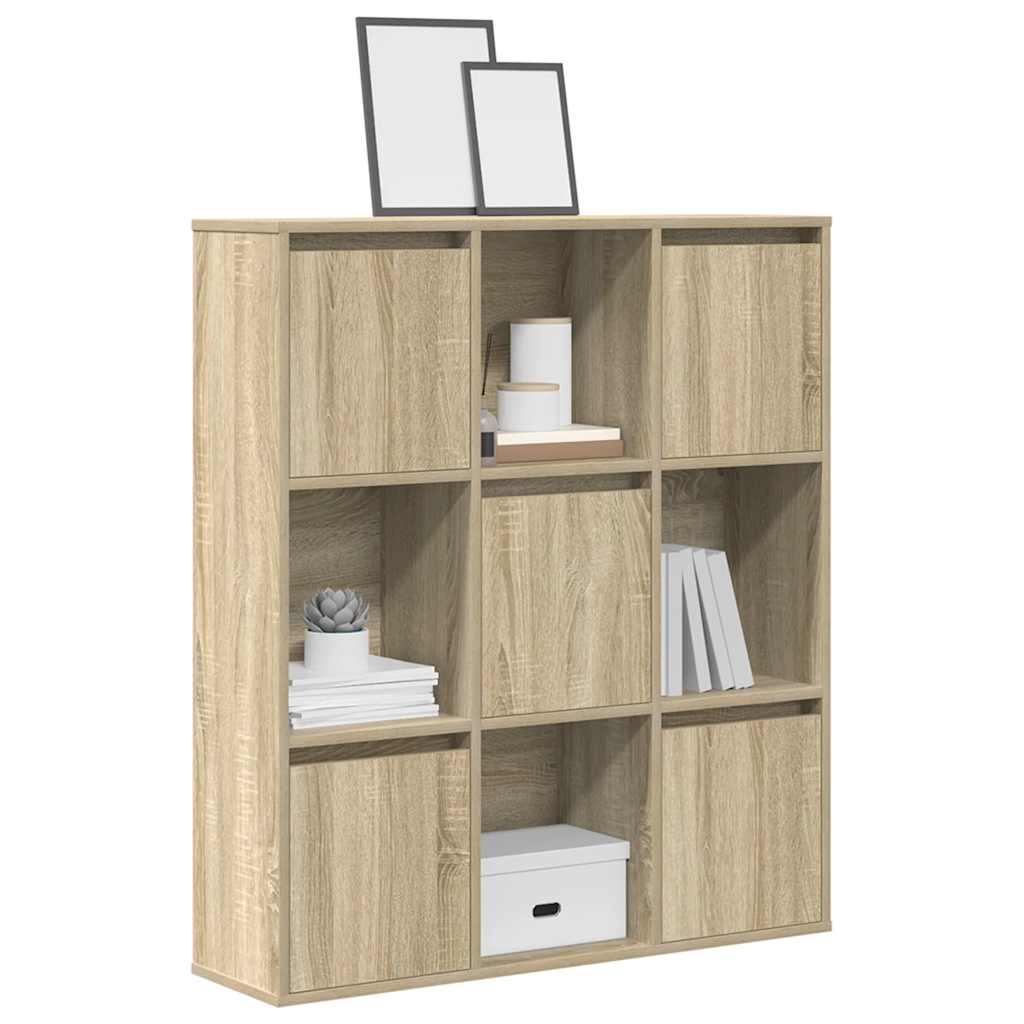 Regal za knjige boja hrasta 89x24x101,5cm od konstruiranog drva