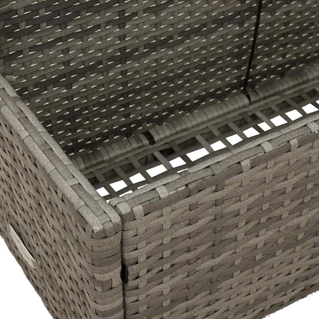 Plovak za bazen Siva 110x100x57 cm Poli ratan
