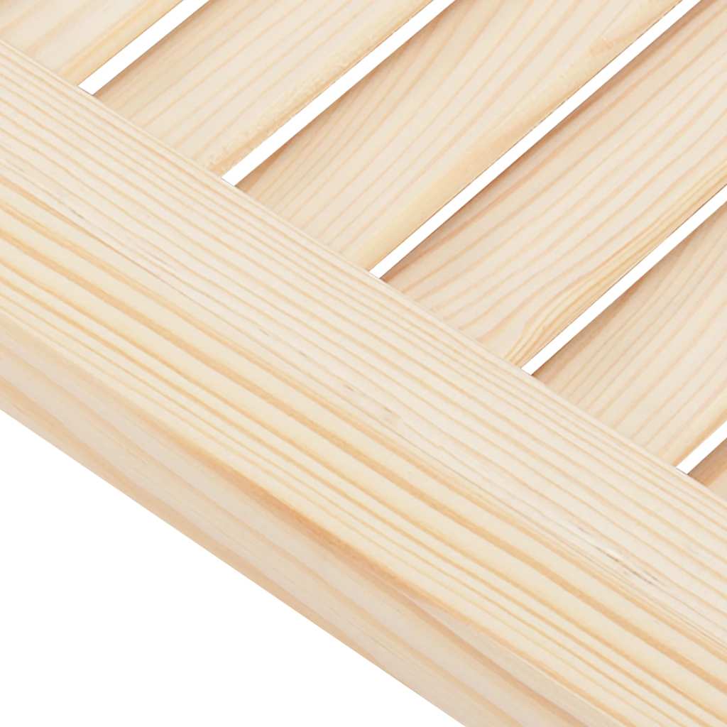 Vrata ormarića s lamelama 39,5x29,5 cm Puno drvo Bor