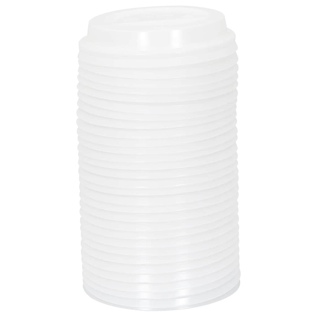 papirnate šalice za kavu s poklopcima 1000 kom 16 oz 400 ml Crvena