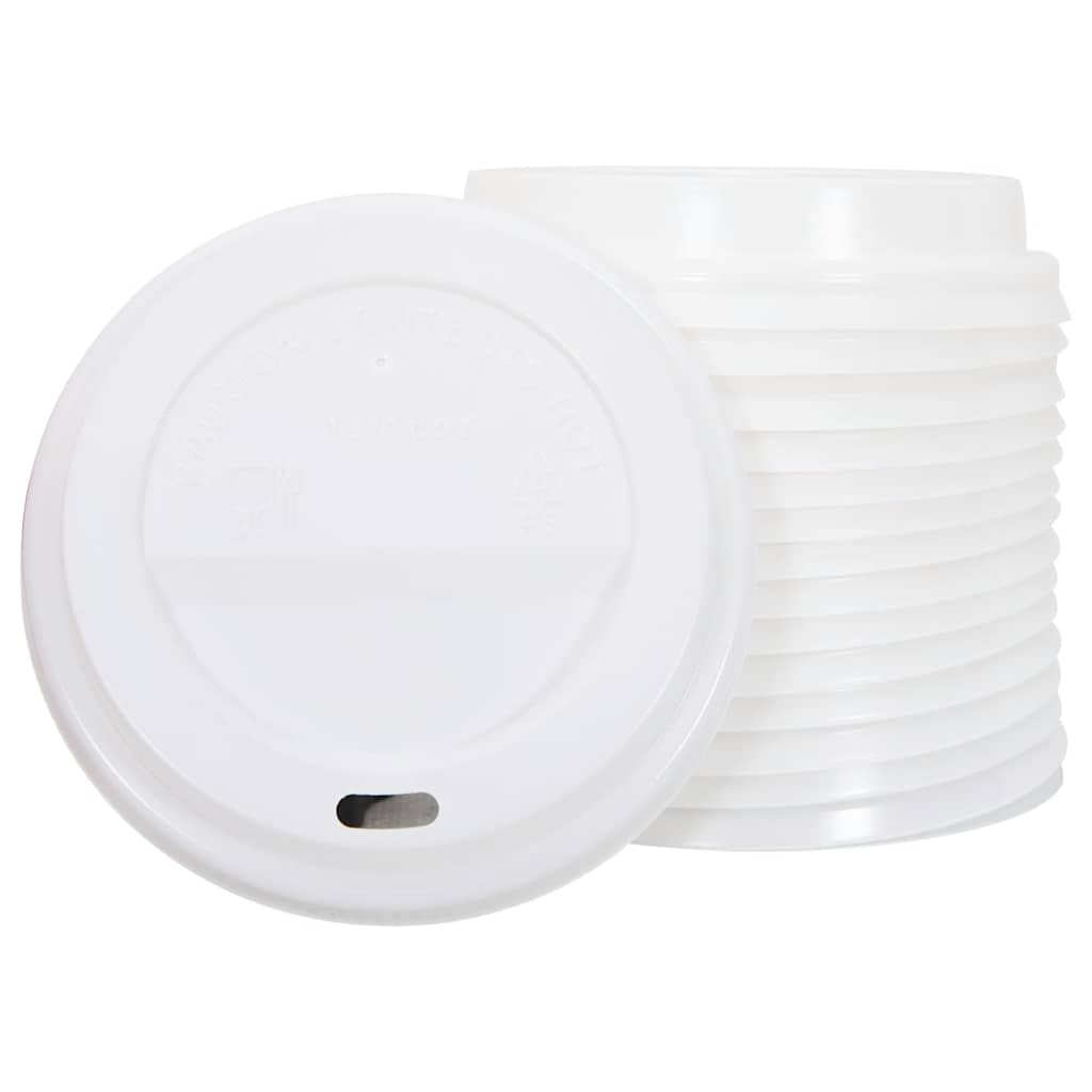 papirnate šalice za kavu s poklopcima 1000 kom 16 oz 400 ml Crvena