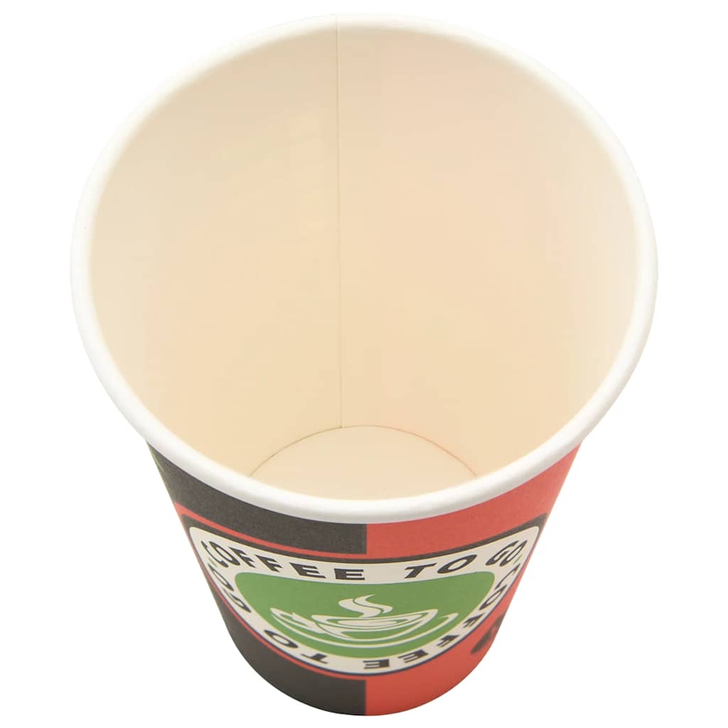 papirnate šalice za kavu s poklopcima 1000 kom 16 oz 400 ml Crvena