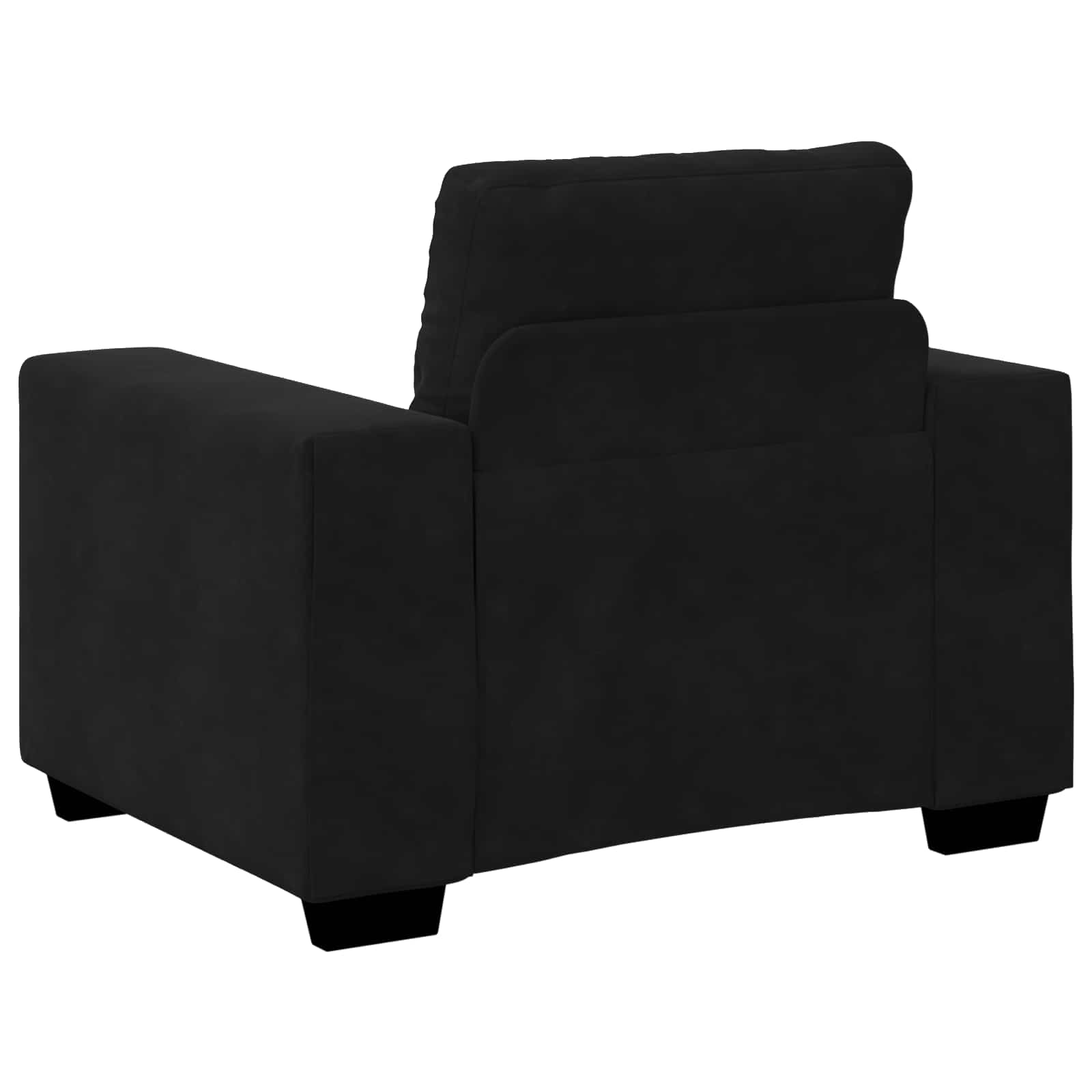 Set sofe 3 pcs Crna 221 x 80 x 80 cm Baršun
