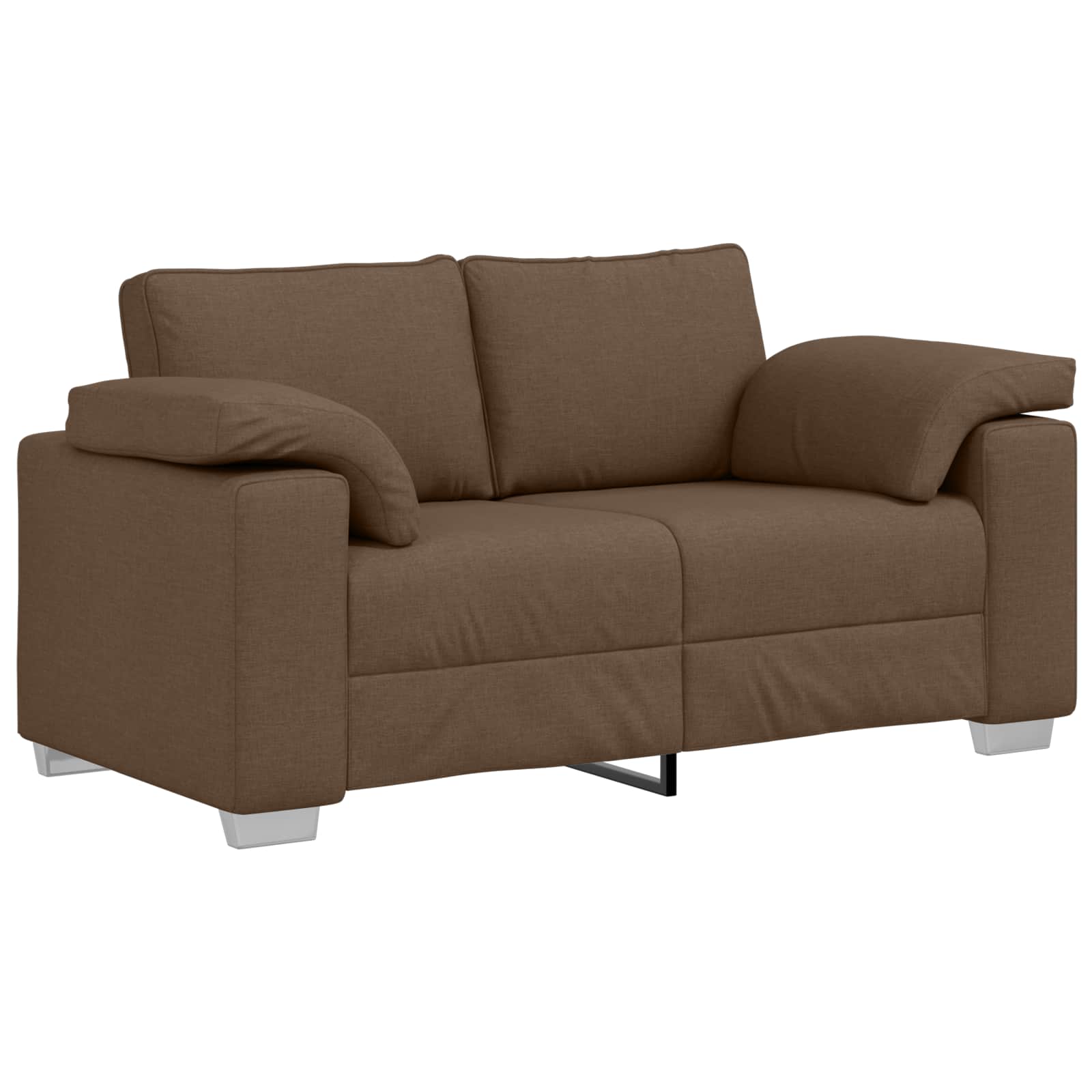 Sofa 3 pcs Smeđa 219 x 80 x 82 cm Platnasta tkanina