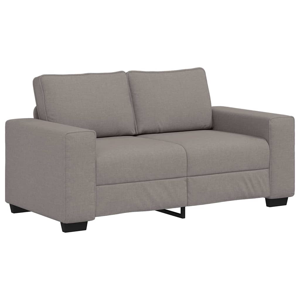 Dvodijelni set sofa s jastucima, taupe tkanina