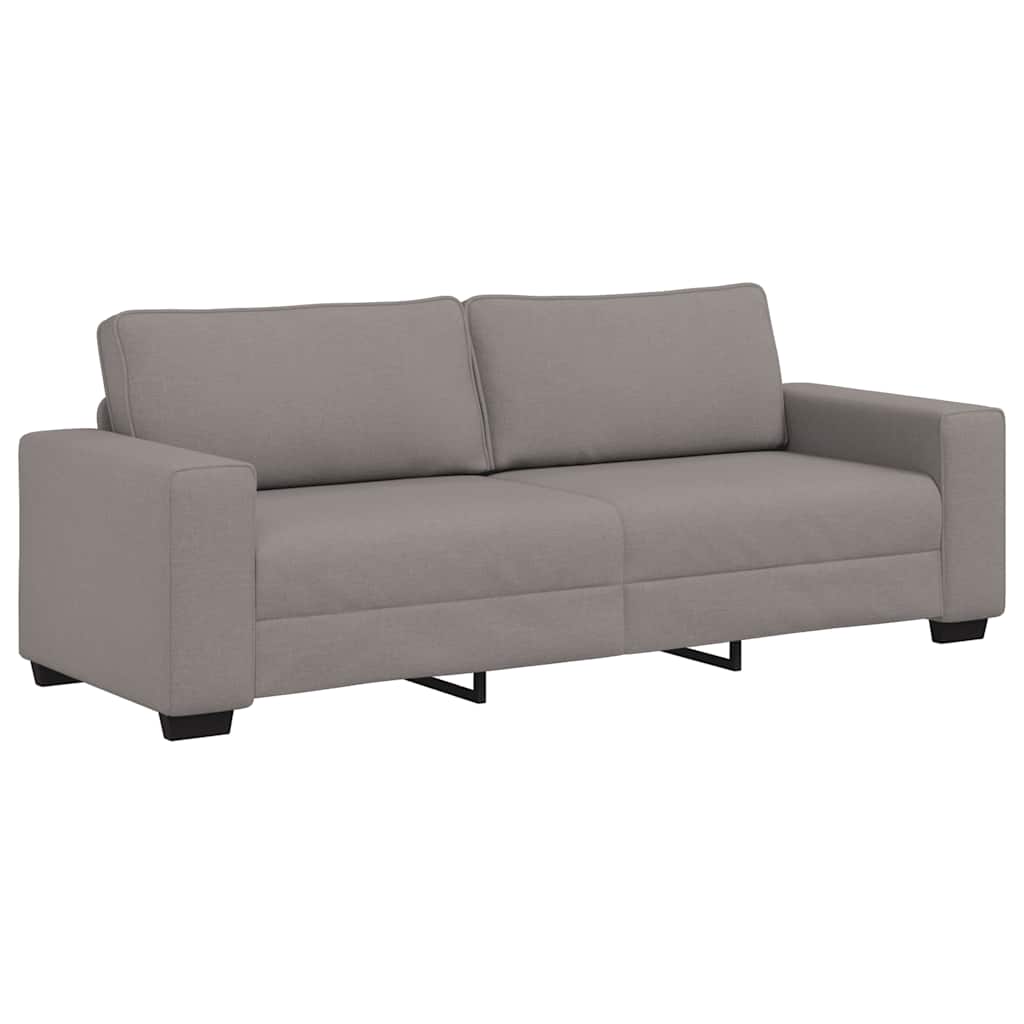Dvodijelni set sofa s jastucima, taupe tkanina