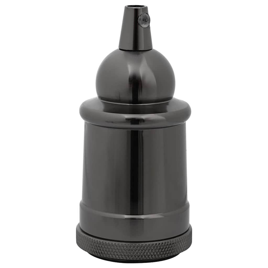 Grla za žarulje 2 kom sjajno crna E27 49 x 103 mm
