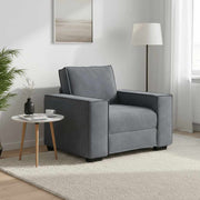 Sofa fotelja tamno siva 100x78x84 cm baršun