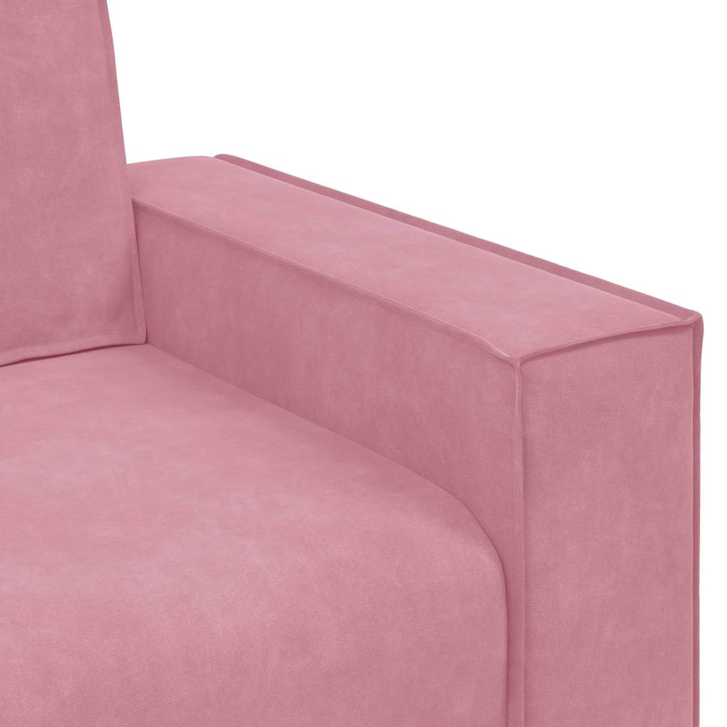 Sofa fotelja roza 100x78x84 cm baršun